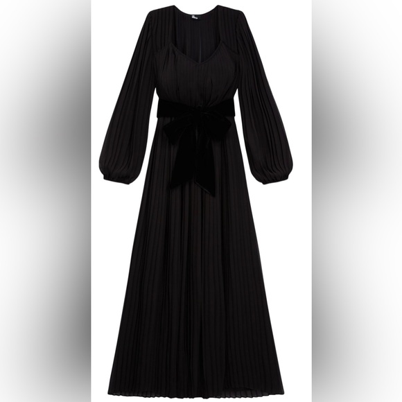 The Kooples Black Maxi Dress - worn but in great condition. Size: S - Picture 4 of 6
